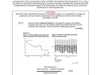 Macroeconomics Formula Revision Sheet
