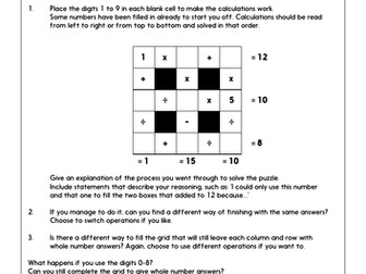 Year 4 Multiplication & Division - Problem-Solving Investigations by ...