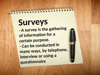 Surveys & Questionnaire