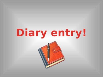 Creative Writing Diary Entry