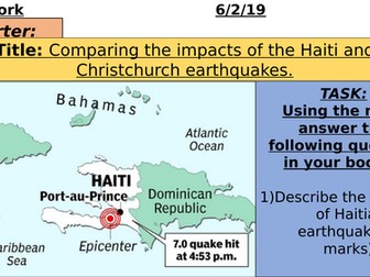 Christchurch Haiti earthquakes