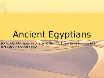 Introduction to Ancient Egypt PowerPoint