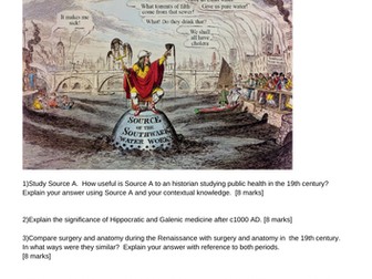 AQA GCSE History - Britain Health & the People Walking Talking Mock