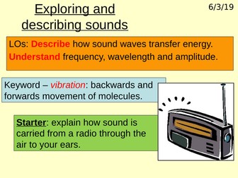 AQA KS3 YEAR 7 - PHYSICS - SOUND & LIGHT WAVES