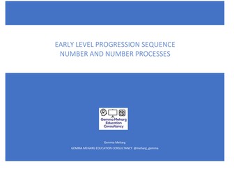 EYFS Early Level Numeracy planing tool
