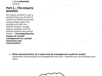 Edexcel B GCSE Geography 9-1 Coastal fieldwork pack