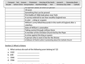 End of Year 7 Assessment