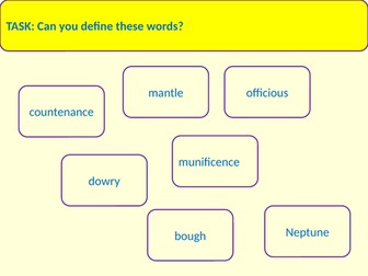 Lesson on Browning's My Last Duchess