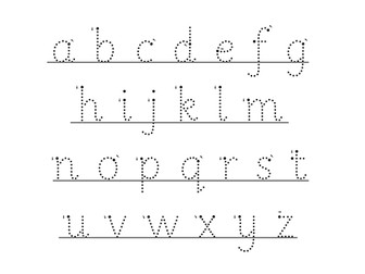 Alphabet Writing Practice