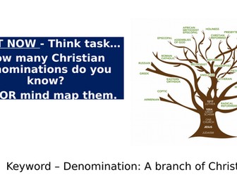 Edexcel GCSE (9-1) Religious Studies Spec B - Christian Beliefs. Section 1. Area of study 1.