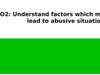 OCR Cambridge Technical Level 3: Unit 07: Safeguarding