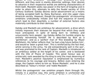 FULL MARKS A-Level English coursework Edexcel