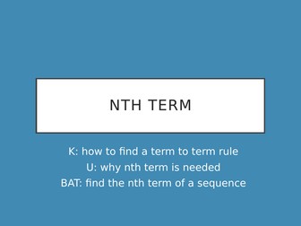 nth term