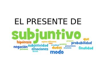 Present Subjunctive - Spanish