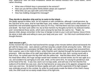 Lord of the Flies GCSE context