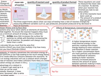 AQA Combined Science Chemistry Revision Paper 2