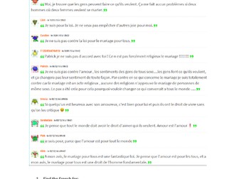 Le mariage pour tous