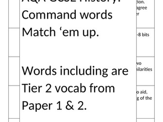 AQA GCSE History - Command words