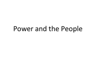 AQA GCSE history - Power and the People
