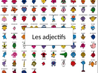 adjectif description personne