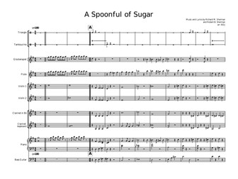 Mary Poppins Band Music for Intermediate level and Script