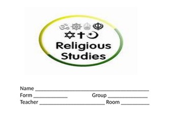 Christianity work booklet Religious Studies