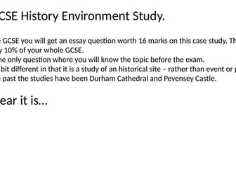 Environment Study - Battle of Hastings