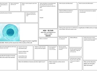 AQA Combined and Separate Biology