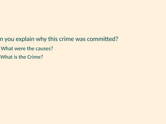 Criminology Unit 2 1.1 Resources