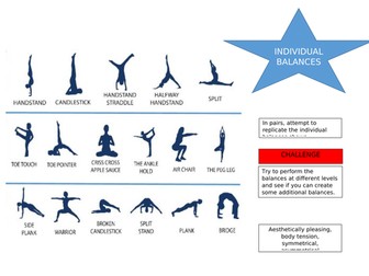 Gymnastics - balances