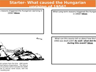 Events and outcomes of the Hungarian uprising