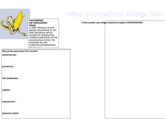 What is Surrealism Worksheet