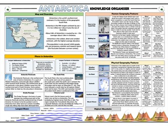 Antarctica Knowledge Organiser/ Revision Mat!