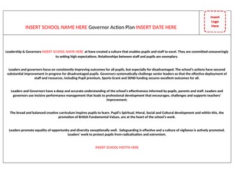 Governor Action  Plan