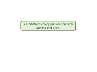 IB French B Qu'est-ce que l'éco-citoyenneté