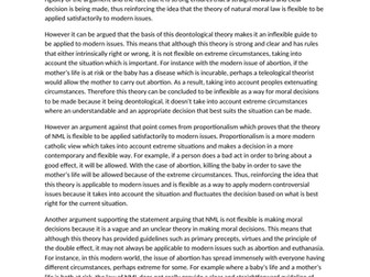 NATURAL MORAL LAW ESSAY RELIGIOUS STUDIES 15 MARKS