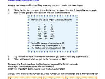 Identify and write Roman numerals (Year 5 Place Value) by HamiltonTrust