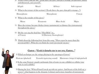 Beauty and the Beast Cover Work (Film/listening)