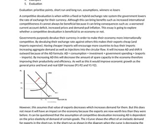 AQA A -Level Economics - Macroeconomics Plans and Answers to Past Paper Questions