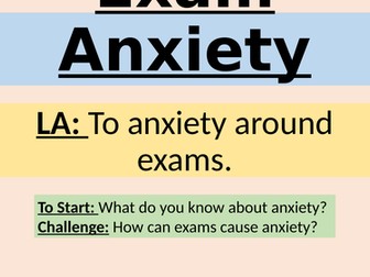 Exam Anxiety
