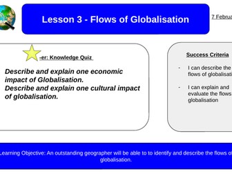 Global Governance and Systems - Lesson 3: Flows of Globalisation