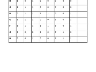 Binary Conversion Worksheet