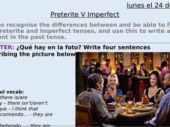 Preterite V Imperfect tense