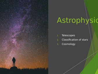 AQA A level Physics 2015+ Astrophysics teaching pack