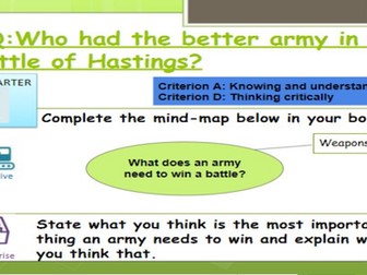WHO HAD THE BETTER ARMY AT THE BATTLE OF HASTINGS 1066