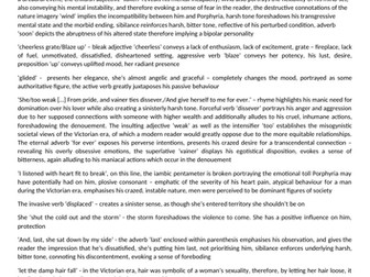 Porphyria's lover by Robert Browning GCSE analysis