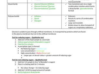 AQA Biology Section 1 notes