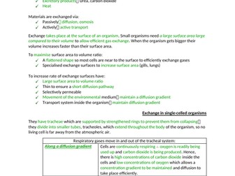 AQA Biology section 3 notes