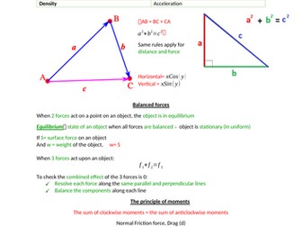 AQA Physics - mechanics - section 3