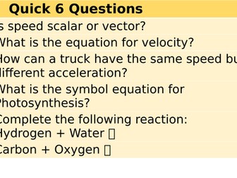 AQA Chemical Changes Unit